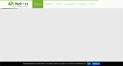 Desktop Screenshot of pflegedienst-wehner.de